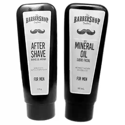 Kit Aceite Mineral Oil + After Shave Barbershop Tratamiento