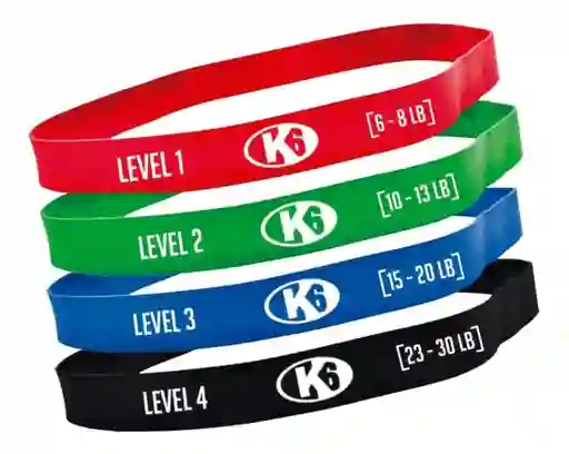 Set De Bandas De Resistencia X4 - K6