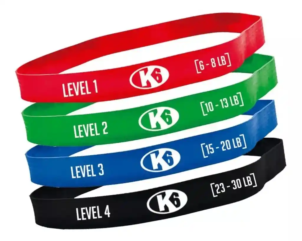 Set De Bandas De Resistencia X4 - K6