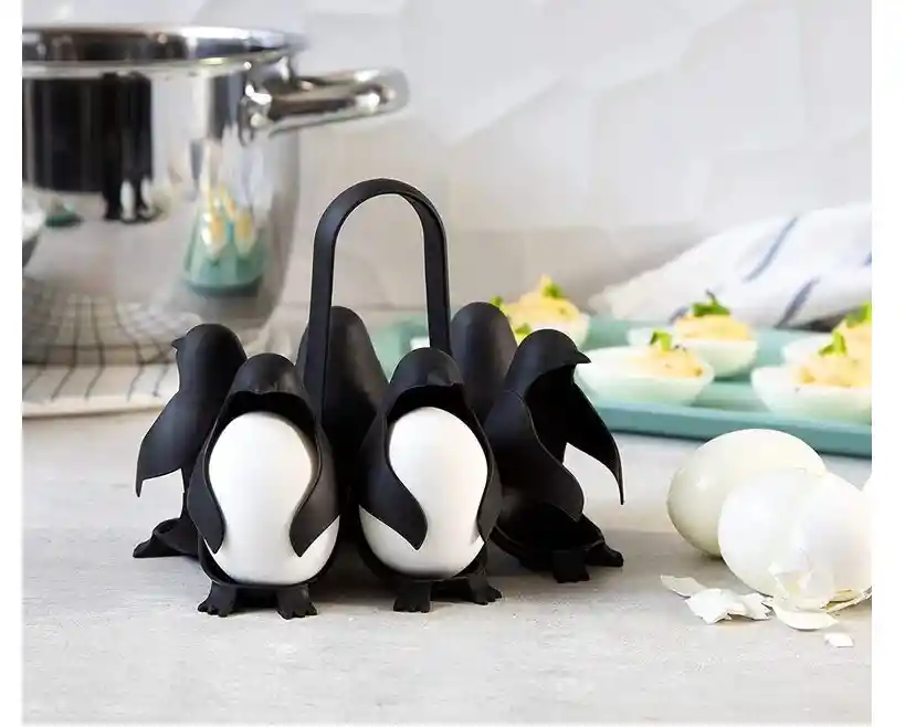 Soporte Para Huevos Organizador Tipo Pinguino