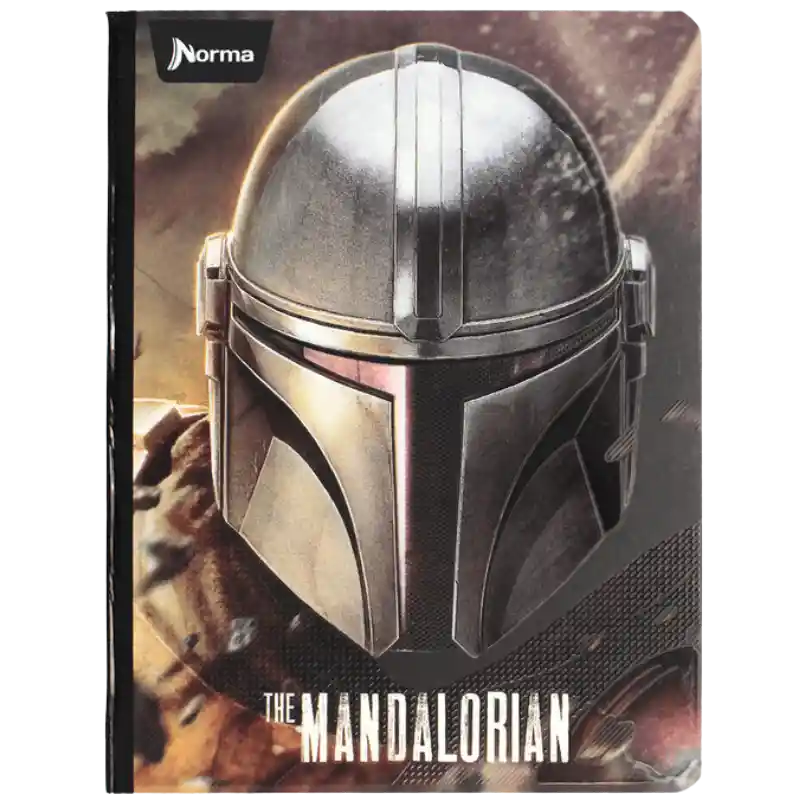 Cuaderno Cosido Norma De Mandalorian Star Wars Cuadros 100 Hojas - Se Envia Un Motivo Aleatorio