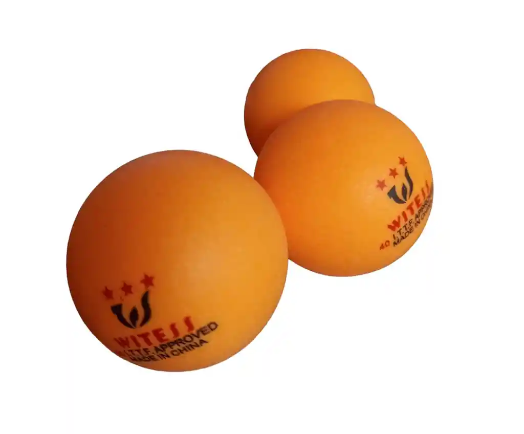 Set Bola Ping Pong Witess X 3 40mm 3 Estrellas Bolas