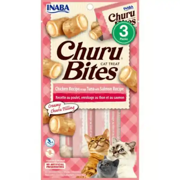 Churu Cat Bites Pollo - Salmon 30 Gr