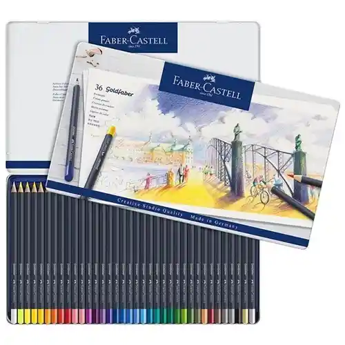 Faber Castell Goldfaber Color Pencil Set 36 Colors Fc114736