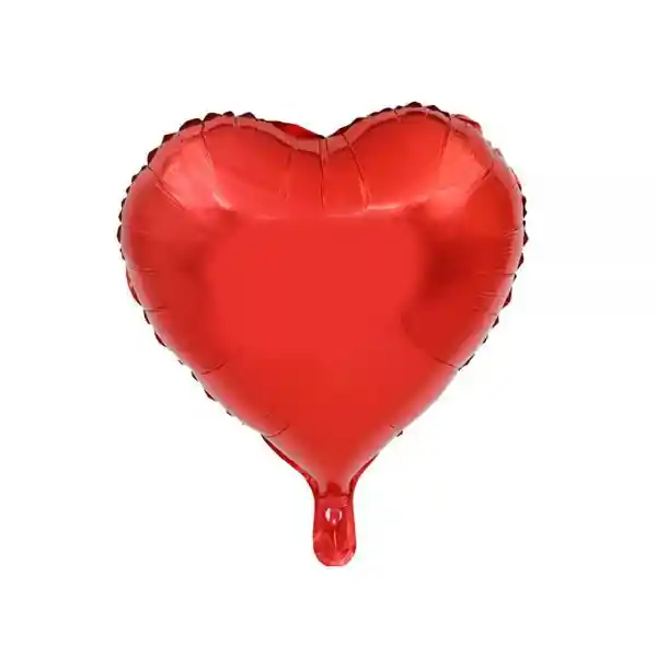 Globo Metalizado Corazon Rojo 18"