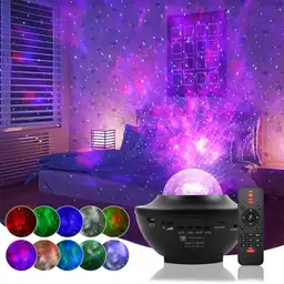 Lámpara/lamparilla Proyector Led Galaxia Cielo Estrellado Con Bluetooth