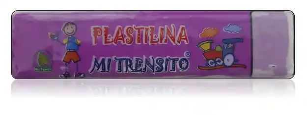 Plastilina Morada En Barra 55 Gr Mi Trensito