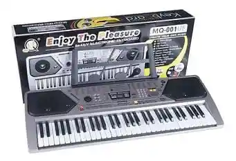 Juguete Organeta Piano Teclado 61 Teclas Radio Fm/usb/ Mq-001