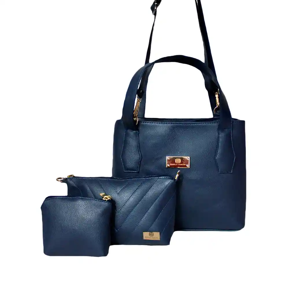 Cartera Bolso Mujer Dama Karla Chacon Fany Azul
