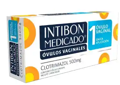 Intibon Medicado (clotrimazol 500 Mg) Ovulos Vaginales