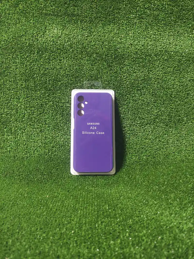 Samsung Galaxy A24| Forro Protector| Silicone Case |morado| Samsung | Carcasa | Funda | Anti Humedad