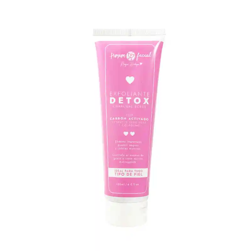 Exfoliante Détox Con Carbón Activado 120 Ml Purpure Facial