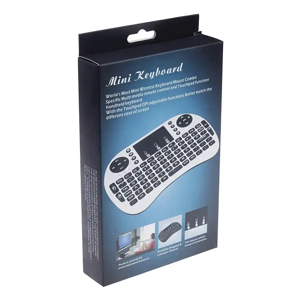 Mini Teclado Inalámbrico Airmouse Android Smart Tv Iluminado