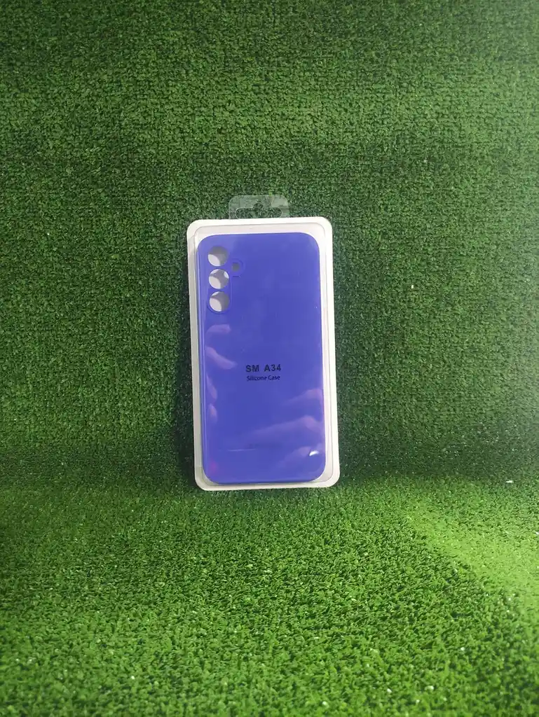 Samsung Galaxy A34 5g| Forro Protector| Silicone Case |morado| Samsung | Carcasa | Funda | Anti Humedad