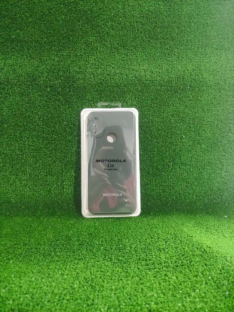 Motorola E20| Forro Protector| Silicone Case |verde Militar| Motorola | Carcasa | Funda | Anti Humedad