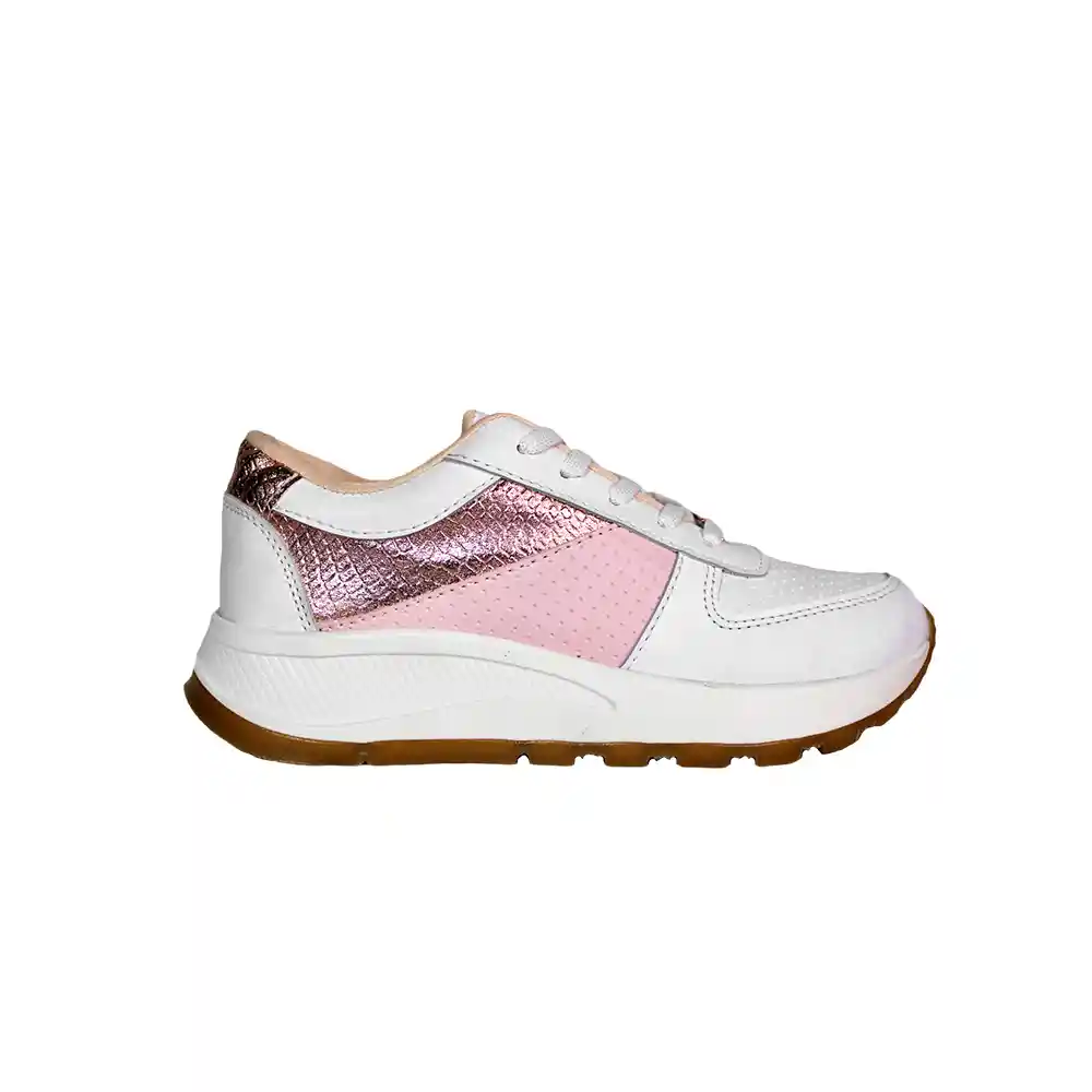 Zapato Dama Calzado Mujer Tenis Casual Karla Chacon Celine Blanco/35