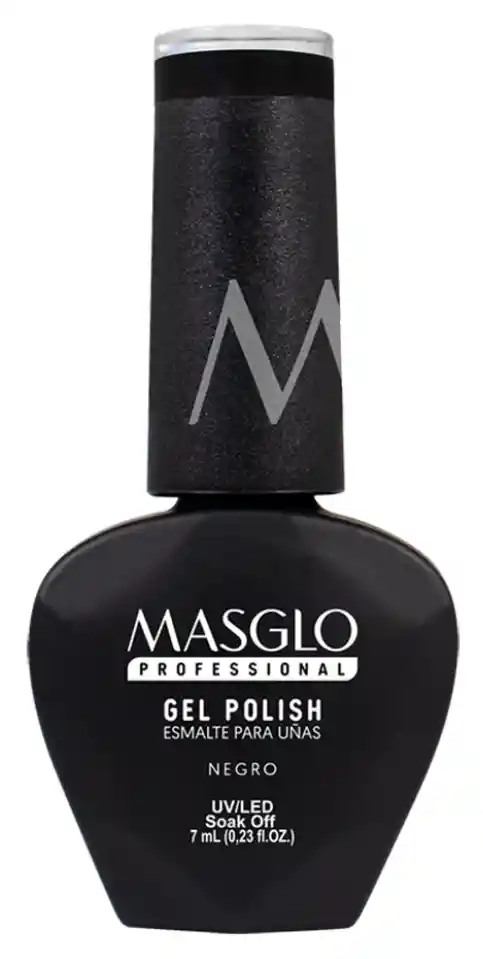 Masglo Esmalte Semipermanente Negro 7ml