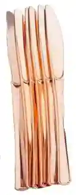 Cuchillo Oro Rosa Metalizado