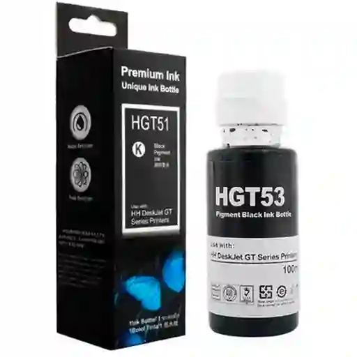 Botella De Tinta Negra Hp Ink Tank Generica