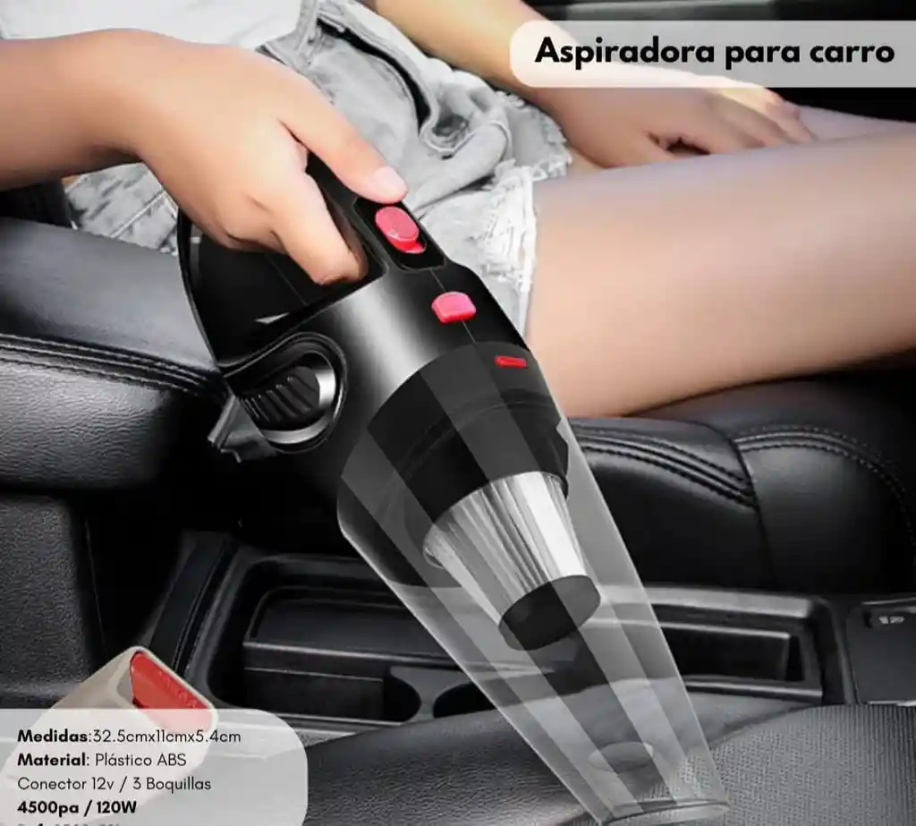 Aspirador De Mano Portátil Para Automóvil