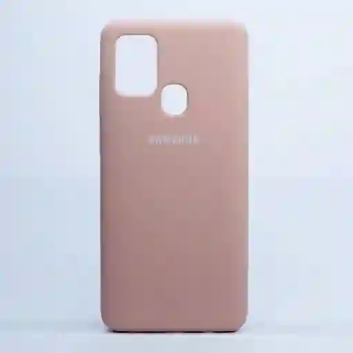 Carcasa Samsung A21s Silicon Case Rosado
