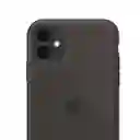 Funda Protectora Iphone 11 Silicon Carcasa Color Negro