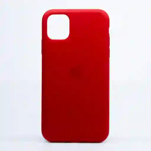 Carcasa Iphone 11 Silicon Case Rojo