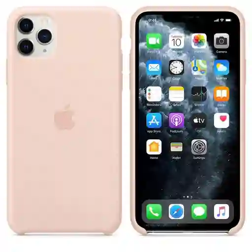 Carcasa Iphone 11 Pro Max Silicon Case Rosa