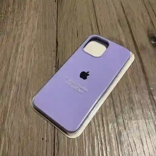 Carcasa Iphone 13 Pro Max Silicon Case Lila