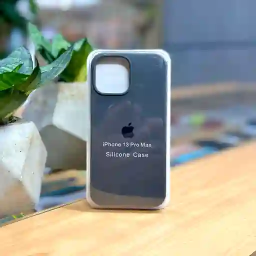 Funda Protectora Iphone 13 Pro Max Silicon Carcasa Color Negro