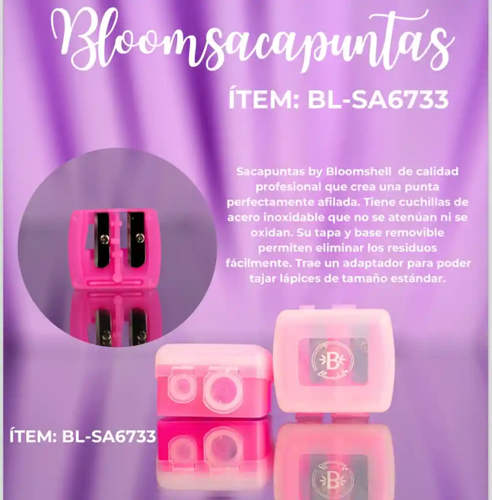 Sacapuntas Profesional Bloomshell