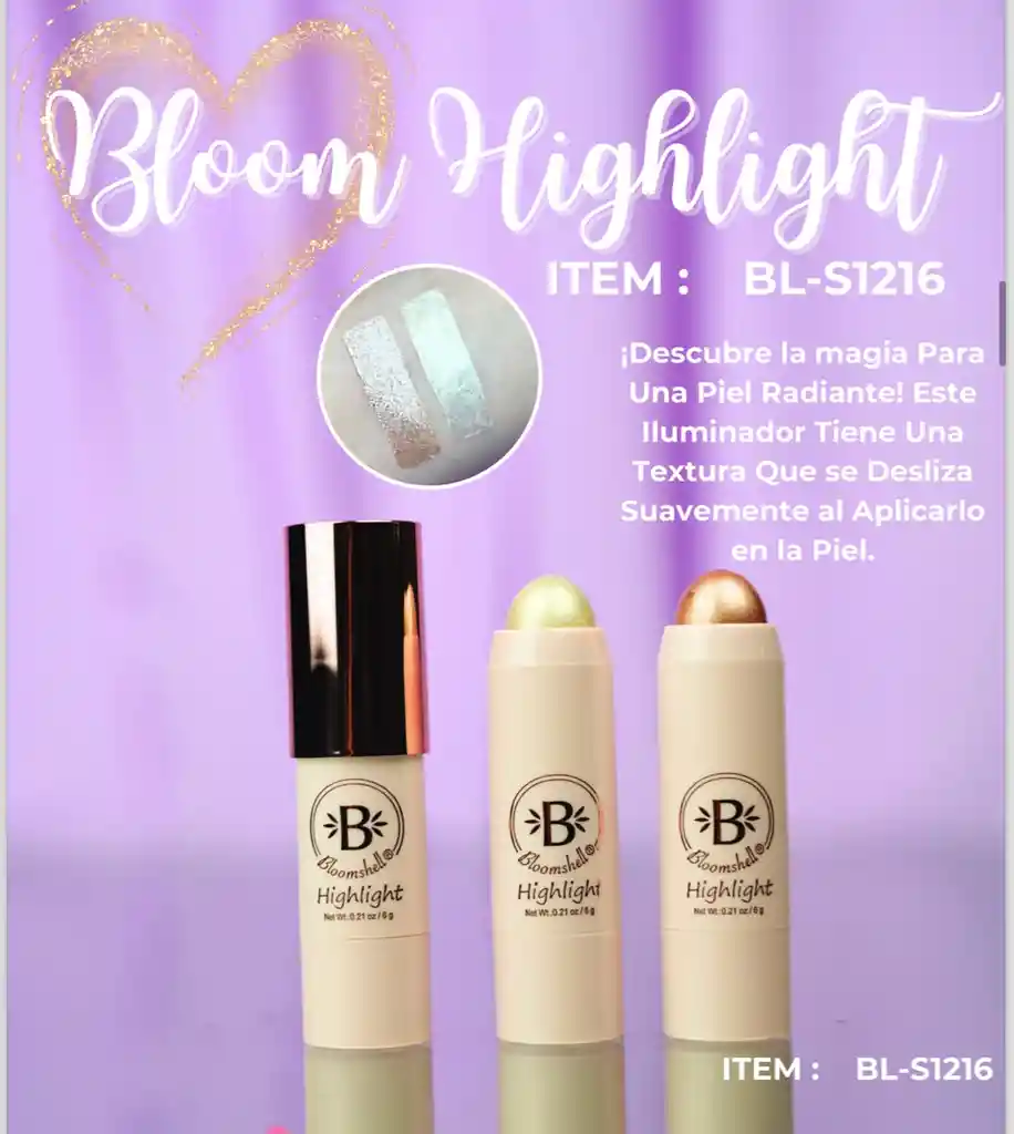 Iluminador En Barra Bloomshell