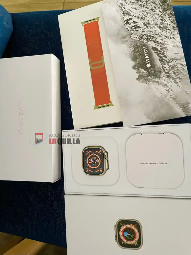 Reloj Inteligente Serie 8 Ultra Con Logo Apple | Apple Watch *naranja*