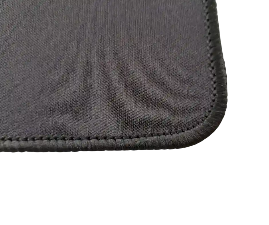⭐ Pad Mouse Sencillo Color Negro En Algodon ⭐