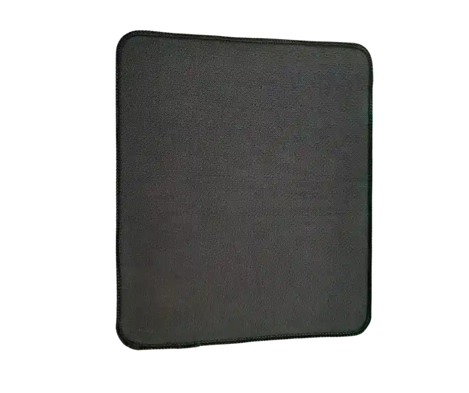 ⭐ Pad Mouse Sencillo Color Negro En Algodon ⭐