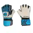 Guantes De Arquero Fútbol Sala Miyagi Star-mg30 Látex Aleman/azul Talla 11