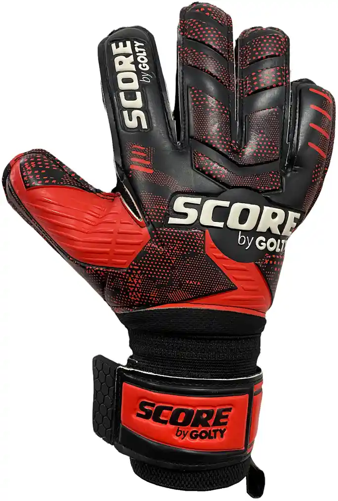 Guantes De Fútbol Score By Golty Competicion Latex Natural/rojo Talla 8