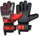 Guantes De Fútbol Score By Golty Competicion Latex Natural/rojo Talla 8