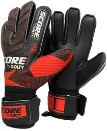 Guantes De Fútbol Score By Golty Competicion Latex Natural/rojo Talla 9