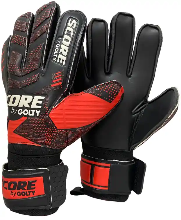 Guantes De Fútbol Score By Golty Competicion Latex Natural/rojo Talla 10