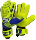 Guantes De Fútbol Score By Golty Competicion Latex Natural/verde Talla 9