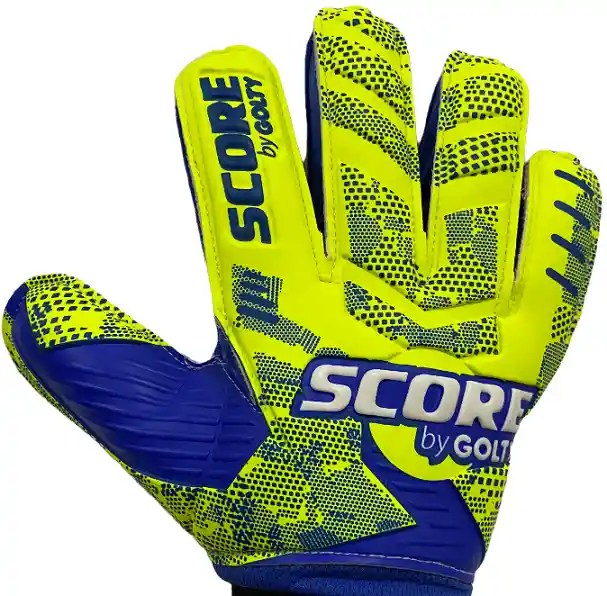 Guantes De Fútbol Score By Golty Competicion Latex Natural/verde Talla 9