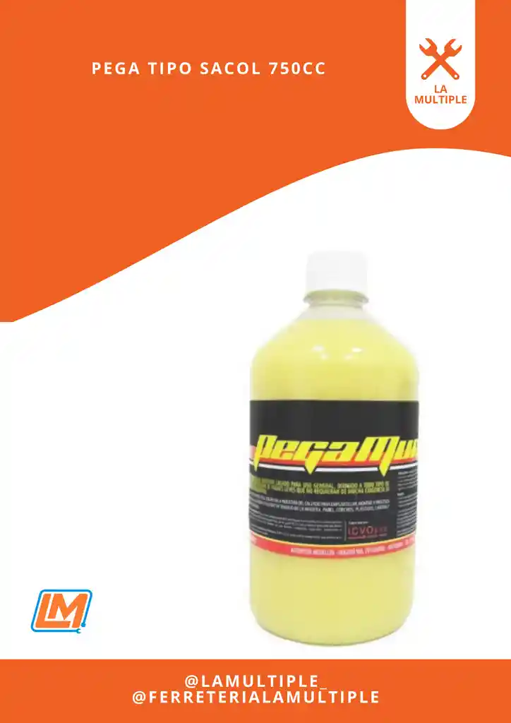 Adhesivo 750cc Tipo Sacol