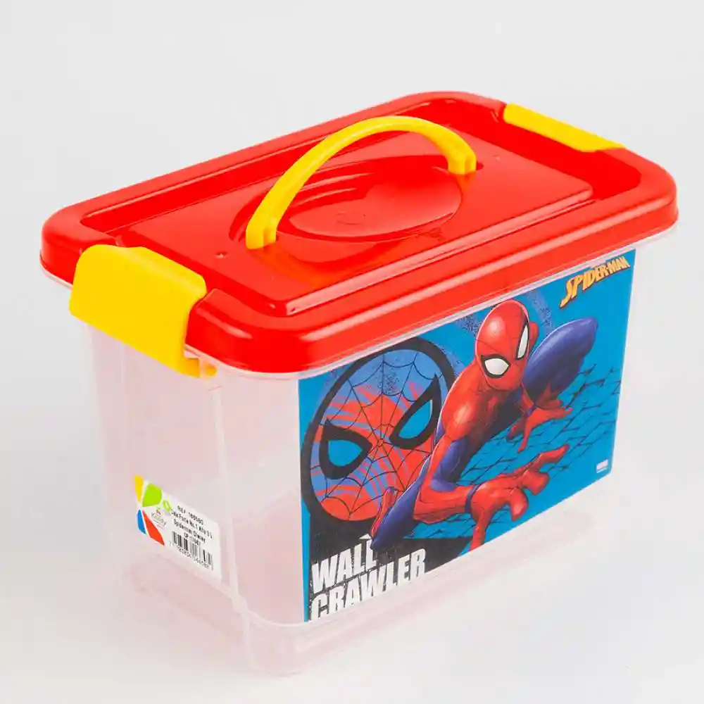 Caja Organizadora Kendy Forte Spiderman Disney 3 L