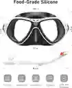 Kit Snorkel Careta Gafas Buceo Profesional Vidrio Templado