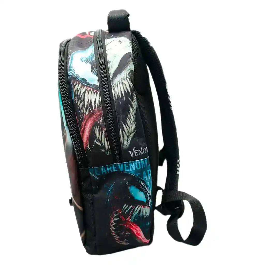 Morral Maleta + Cartuchera Spiderman Venom Marvel Combo