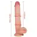 Dildo Consolador Xxl Negro O Piel