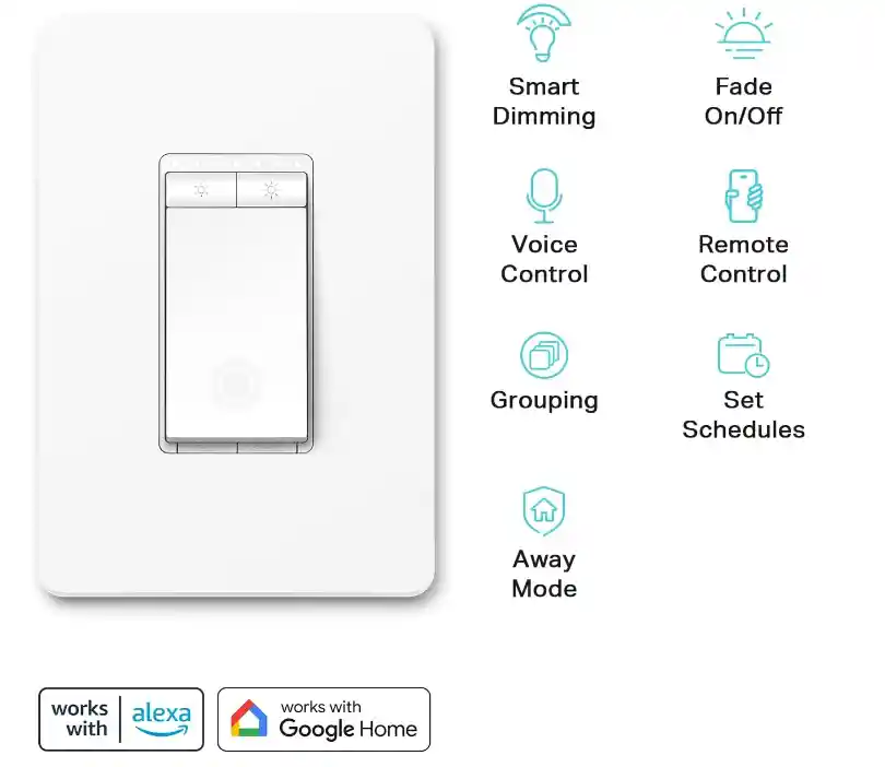 Interruptor De Luz Inteligente Wi-fi Kasa Tp-link Hs220