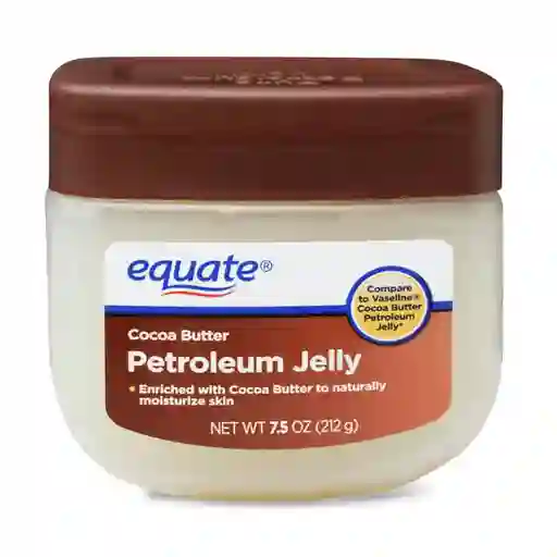 Equate Vaselina Crema De Cacao - Cocoa Butter Petrolium Jelly Made In Usa 7.5 Oz (212 G)