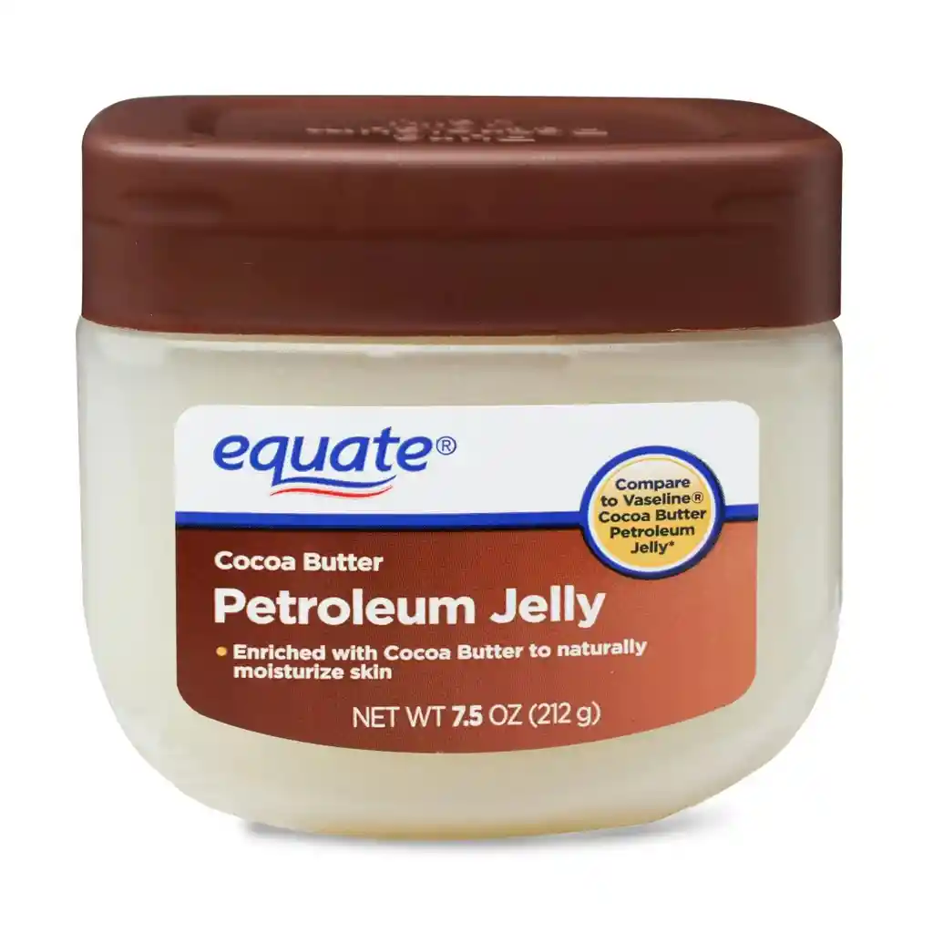 Equate Vaselina Crema De Cacao - Cocoa Butter Petrolium Jelly Made In Usa 7.5 Oz (212 G)